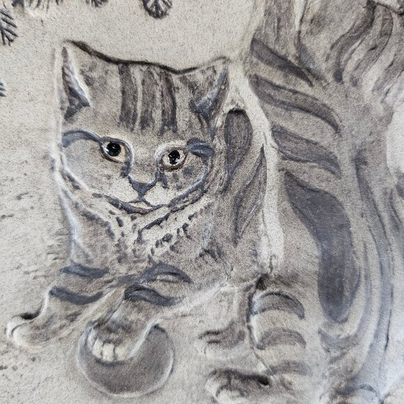 1978 Santa's Helpers Cats First Christmas Collector Plate Poole Pottery England - Picture 3 of 10